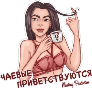 Стикер Мустанг - 5