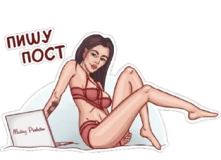 Стикер Мустанг - 4