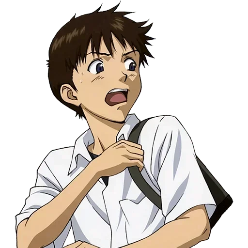 cartoon anime human face