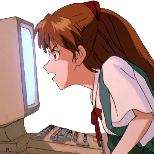 аниме мультфильм компьютер