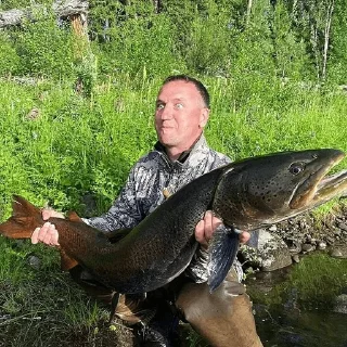 Sticker мужички на рыбалке - 2