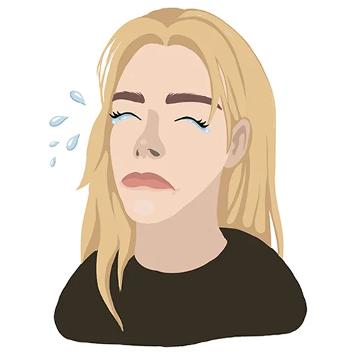 illustration human face cartoon