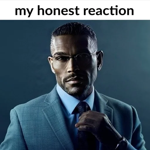 Стикер My honest reaction (by @ForsLor) - 7