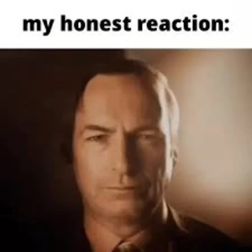 Стикер My honest reaction (by @ForsLor) - 1