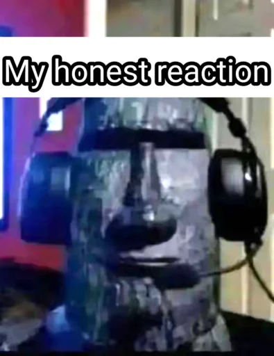 Стикер MyHonestReaction_real - 1