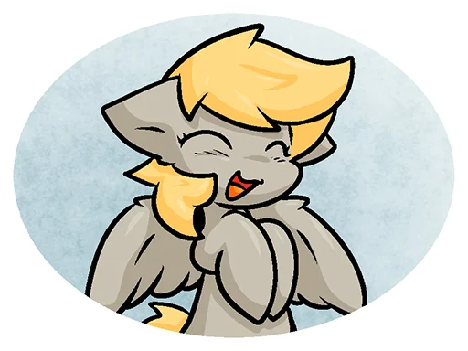 Стикер MyLittleDerpy - 1