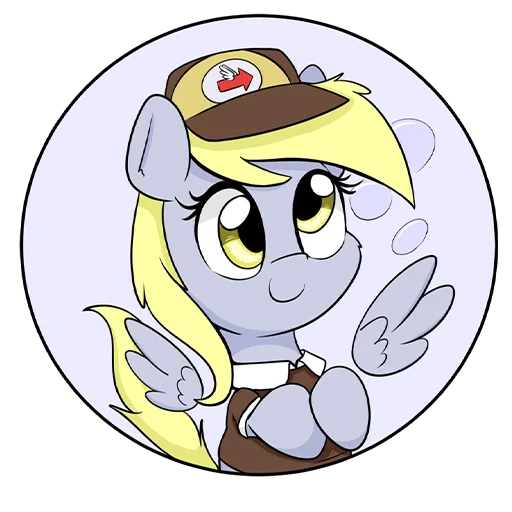 Стикер MyLittleDerpy - 1
