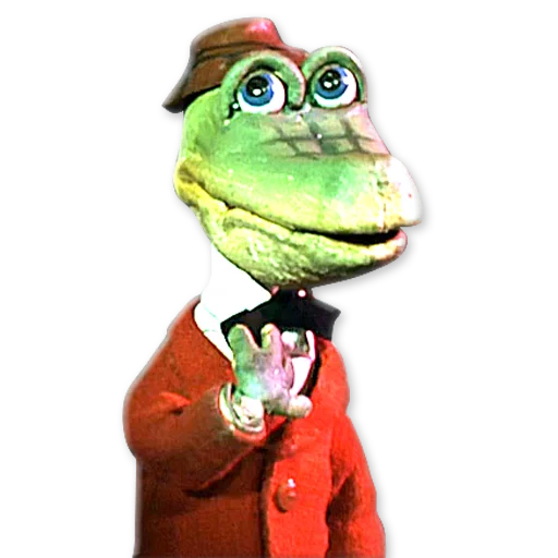 frog cartoon animal figure