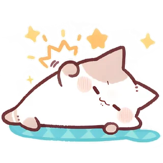 Стикер Котёнок Неккоро @Nyasticks - 2