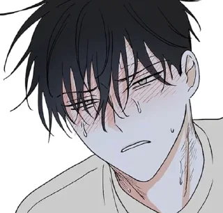 Стикер Ночь у берега @manhwaspp - 0