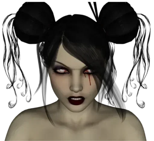 human face cg artwork screenshot