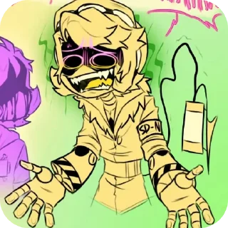 Стикер PANIC AU @DamitDoorman - 7