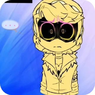 Стикер PANIC AU @DamitDoorman - 10