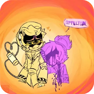 Стикер PANIC AU @DamitDoorman - 6