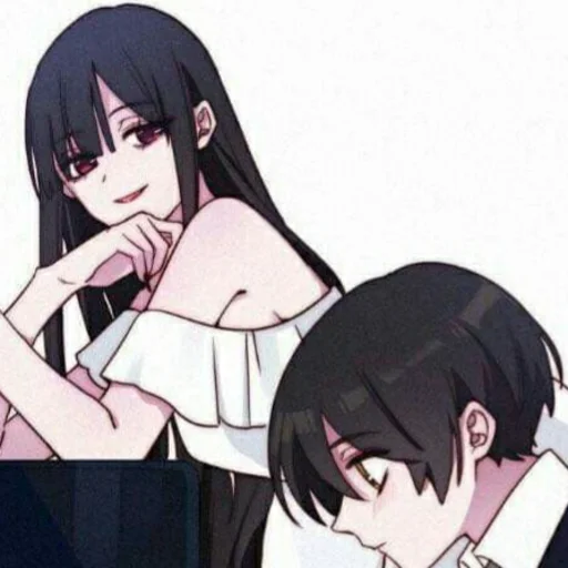 аниме мультфильм человеческое лицо