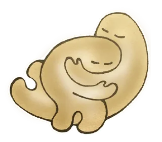 Sticker Тёплый каддл - 3