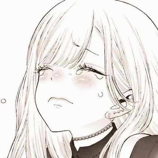 anime cartoon human face