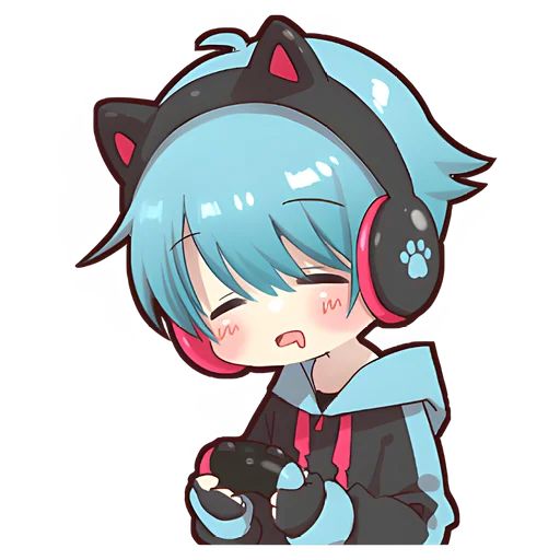 Стикер Набор геймера @nyasticks - 10