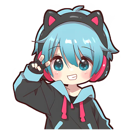 Стикер Набор геймера @nyasticks - 9