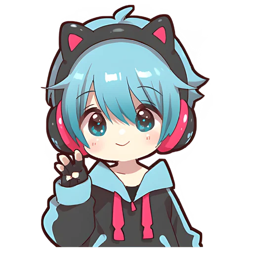 Стикер Набор геймера @nyasticks - 8