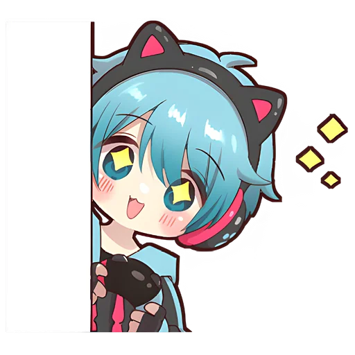 Стикер Набор геймера @nyasticks - 6