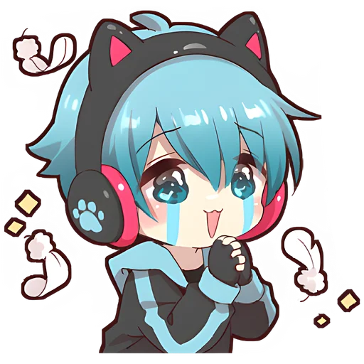 Стикер Набор геймера @nyasticks - 4