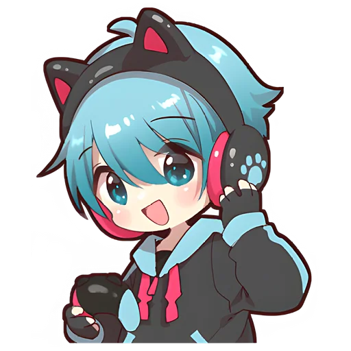 Стикер Набор геймера @nyasticks - 1