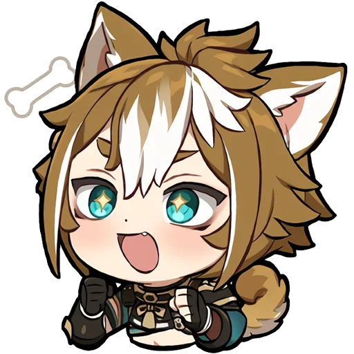 Sticker Набор Паймон 11 @nyasticks - 11