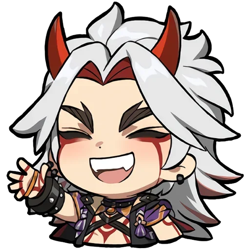 Sticker Набор Паймон 11 @nyasticks - 8