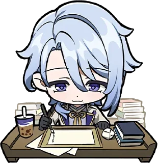 Sticker Набор Паймон 14 @nyasticks - 8