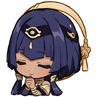 Стикер Набор Паймон 18 @Nyasticks - 11