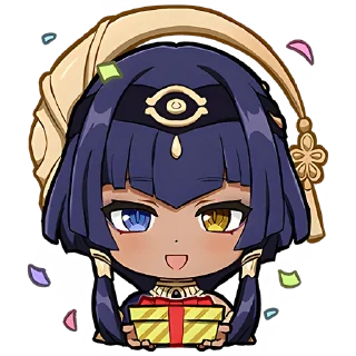 Стикер Набор Паймон 18 @Nyasticks - 0