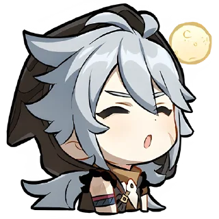 Стикер Набор Паймон 18 @Nyasticks - 4