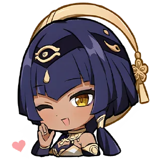 Стикер Набор Паймон 18 @Nyasticks - 2