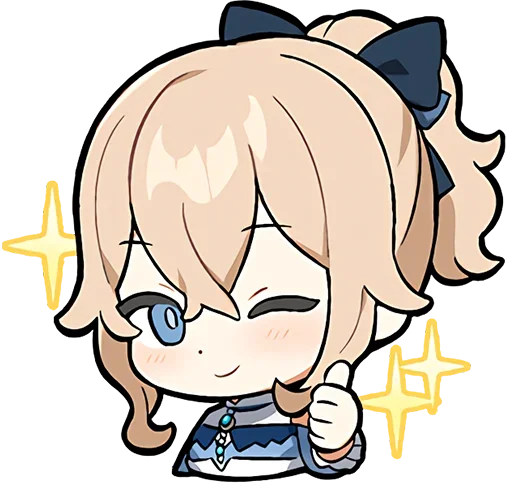 Sticker Набор Паймон 7 @nyasticks - 9