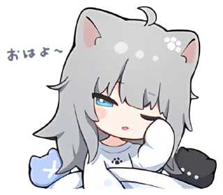 Sticker 【甘城なつき】Nachoneko! - 0