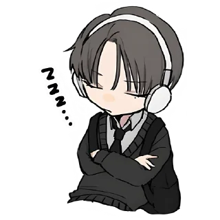 Стикер Наджи-кун @nyasticks - 2