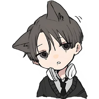 Стикер Наджи-кун @nyasticks - 6