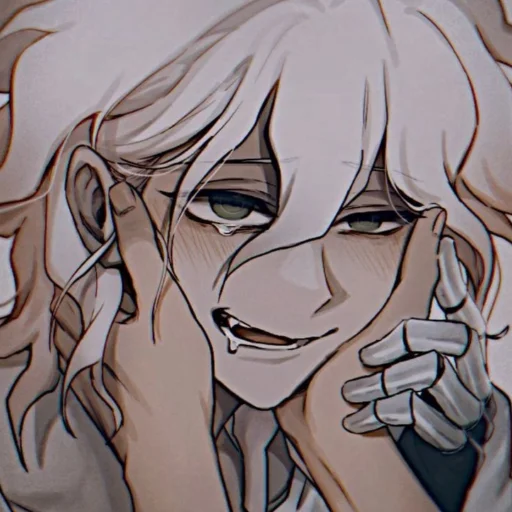 Sticker Нагито Комаэда. автор @zxctemaa - 3