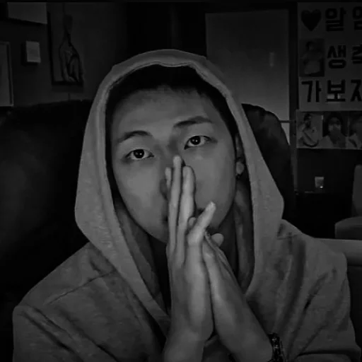 черно-белый Человек человеческое лицо