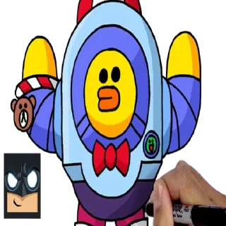 Стикер Nani, by: @brawlakknews - 2