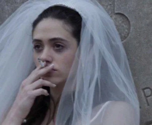 person head covering bride