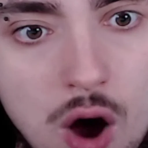 person human face closeup