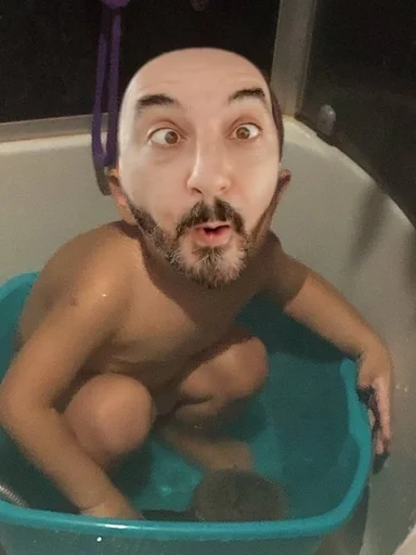 человеческое лицо Человек ванна