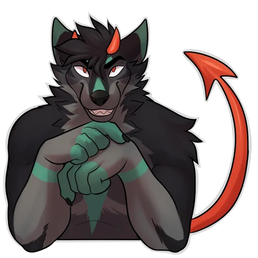 Стикер NateWolfdog - 1