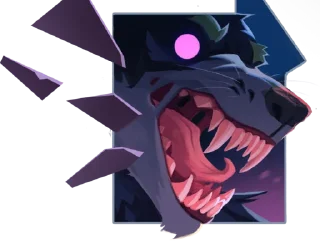 Sticker Nate the Wolfdog - 10