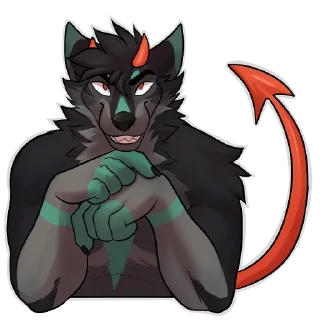 Sticker Nate the Wolfdog - 9