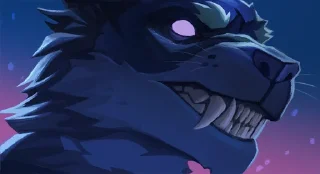 Sticker Nate the Wolfdog - 5