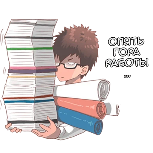 Стикер Natsuki_and_boss_tg_sticks - 1