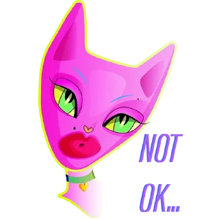 Стикер Naughty Kitty - 2